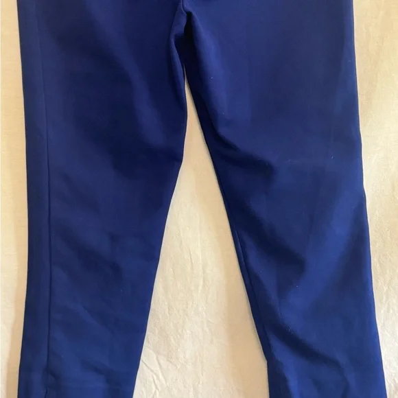 B-202 Chico’s Blue Cropped Pull on Pants Size 2 (Chico’s Size 00) - Picture 8 of 15